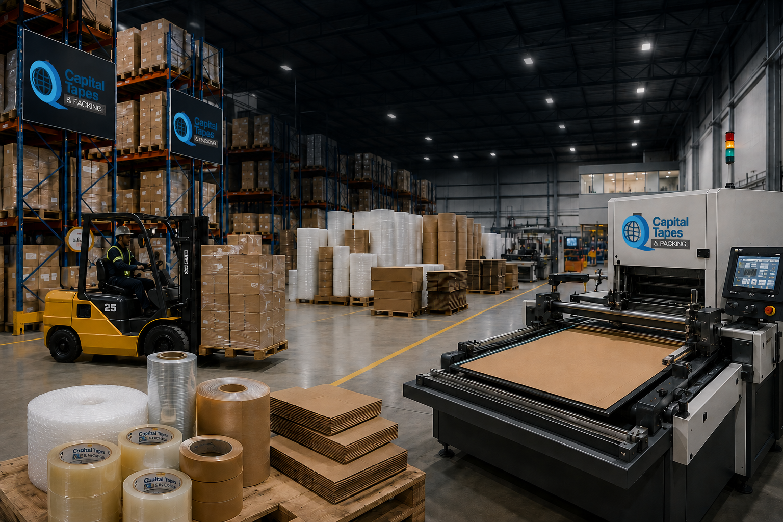 Almacén industrial de Capital Tapes en Chihuahua